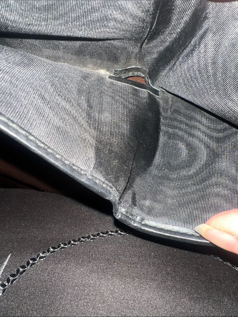 Gucci black leather